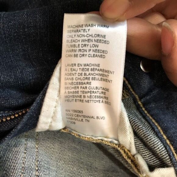 ABLE Womens Jeans The Skinny Aracelly 25 Distressed Leg Mid Rise - Picture 7 of 9